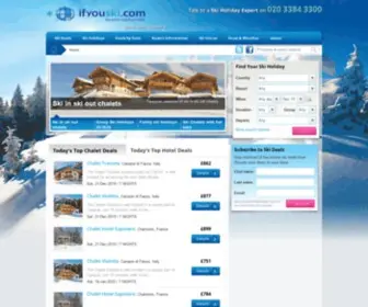 Ifyouski.com(Ski Holidays) Screenshot