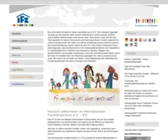 IFZ-Ev.de(Internationale Familienzentrum e.V) Screenshot