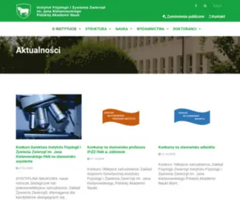 IFZZ.pl(Instytut Fizjologii i Żywienia Zwierząt im) Screenshot