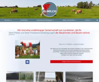 IG-Milch.at(IG Milch) Screenshot