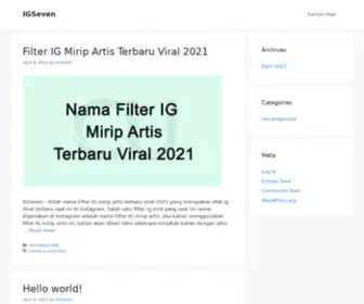 IG7.org(Minimalist Home Interior Design) Screenshot