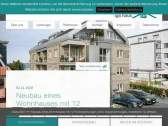 Iga-Haus.de(IGA Haus Startseite) Screenshot