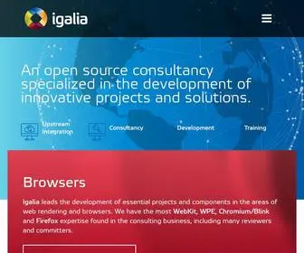 Igalia.com(Open Source Consultancy and Development) Screenshot
