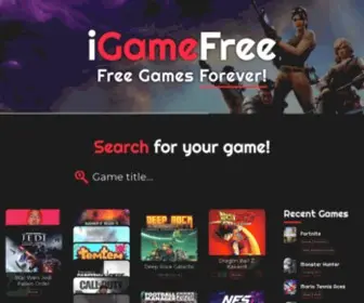 Igamefree.com(iGameFree) Screenshot