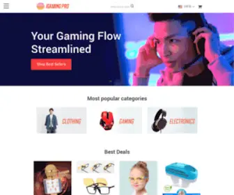 Igaming-Pro.com(Online Store With Free Shipping) Screenshot