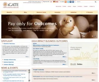 Igatecorp.com(Business Outcomes) Screenshot