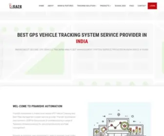 Igazeindia.com(Best Gps Vehicle Tracking System Software service provider in India) Screenshot