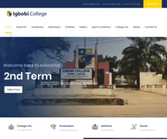 Igbobicollegeyaba.com(Igbobi College Official Website) Screenshot