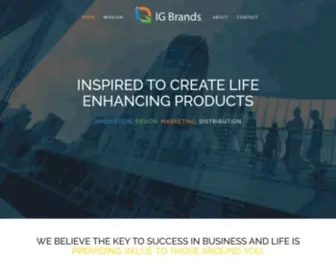 Igbrands.com(IG Brands) Screenshot