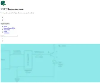 IGBT-Transistor.com(IGBT Transistor) Screenshot