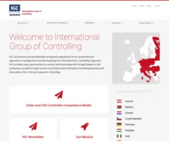 IGC-Controlling.org(International Group of Controlling) Screenshot