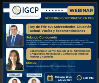 IGC-Panama.org(IGCP) Screenshot