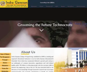 Igceng.in(Indra Ganesan College of Engineering) Screenshot