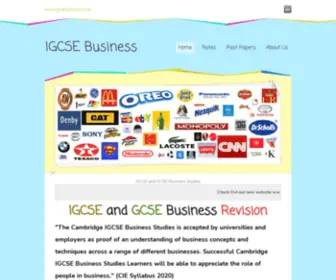 Igcsebusiness.co.uk(IGCSE Business) Screenshot