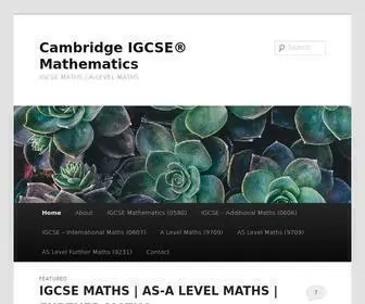 Igcsemaths.in(IGCSE MATHS) Screenshot