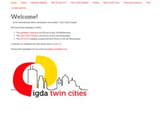Igdatc.org(IGDA Twin Cities) Screenshot