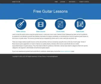 IGDB.co.uk(Free Guitar Lessons) Screenshot