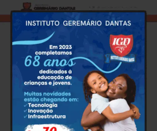 IGD.com.br(Instituto Geremário Dantas) Screenshot