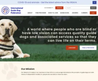 IGDF.org.uk(International Guide Dog Federation) Screenshot