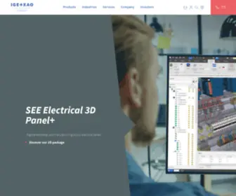 Ige-Xao.dk(Software, PLM og SCHEMA Electrical) Screenshot