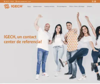 Igech.com.ar(Contact center) Screenshot