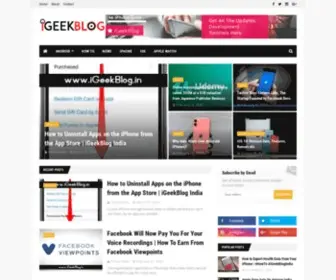 Igeekblog.in(A Trending News Blog) Screenshot