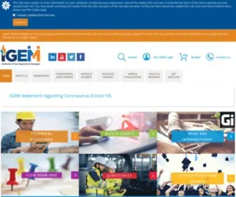 Igem.org.uk(Homepage) Screenshot