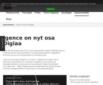 Igence.fi(Igence) Screenshot