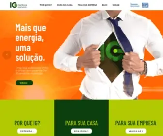 Igenergia.com.br(IG Energia Renovável) Screenshot