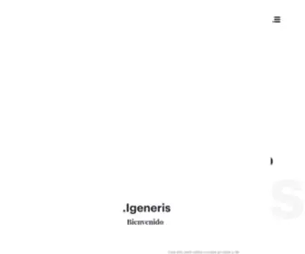 Igeneris.com(Creamos hoy un futuro diferente) Screenshot