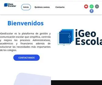 Igeoescolar.com.mx(Inicio) Screenshot