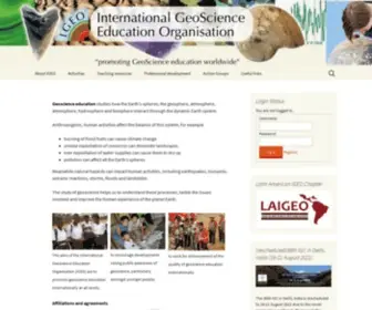 Igeoscied.org(International Geoscience Education Organisation) Screenshot