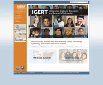 Igert.org(Graduate programs) Screenshot