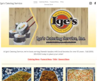 Igescateringservice.com(Ige's Catering Service) Screenshot