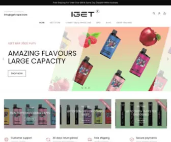 Igetvape.store(IGET Vape Store) Screenshot