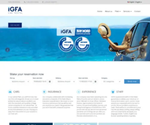 Igfa.gr(Lesvos Car Rental) Screenshot