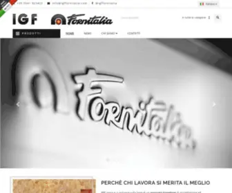 Igffornitalia.com(Forni elettrici Pizza Stendipizza Impastatrici) Screenshot