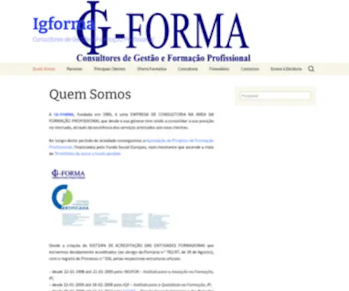 Igforma.com(IG-Forma) Screenshot