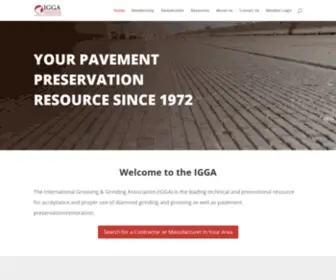 Igga.net(The International Grooving and Grinding Association) Screenshot