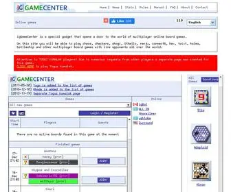 Iggamecenter.com(Online games) Screenshot