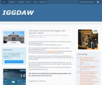 Iggdaw.de(Interessen Gemeinschaft Gegen Den Abmahn Wahn) Screenshot