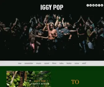 Iggypop.com(Iggy Pop) Screenshot