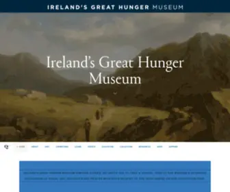 IGHM.org(Ireland's Great Hunger Museum) Screenshot