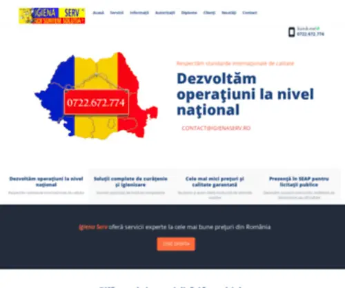 Igienaserv.ro(Deratizare) Screenshot