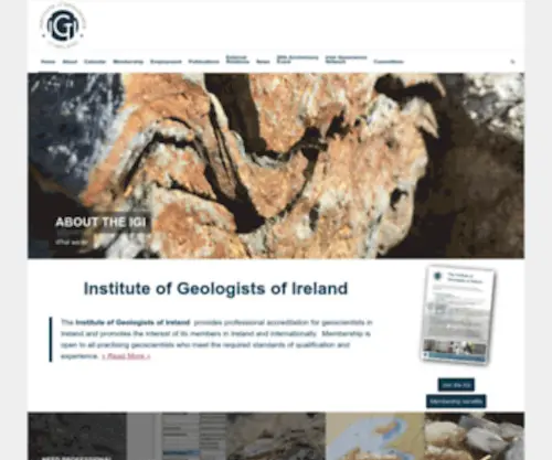 Igi.ie(Promoting Geosciences In Ireland) Screenshot