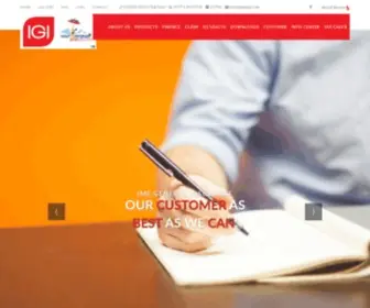Iginepal.com(A Quality Insurance Service To Our Valuable Client) Screenshot