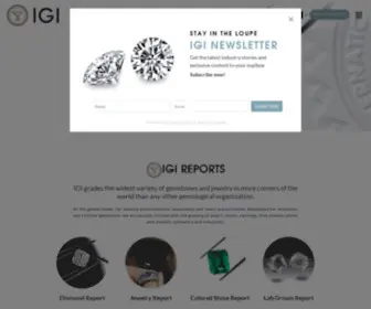 Igi.org(International Gemological Institute) Screenshot