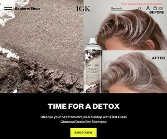 Igkhair.com(IGK is a product line) Screenshot