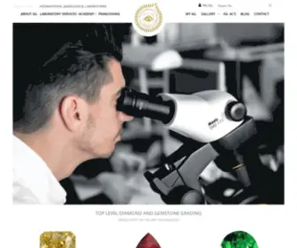 IGL-Labs.com(Gemological Laboratory Services) Screenshot