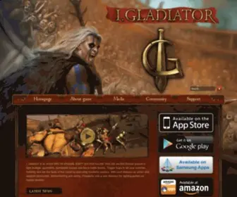 Igladiatorgame.com(I, Gladiator) Screenshot